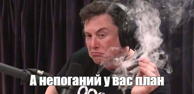 Elon Musk smokes weed